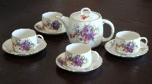 Artist Remizov. Tea set 