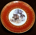 Plate. Wild boar