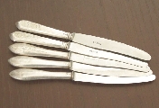 Five table knives