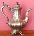 Silver-plated teapot (coffee pot)