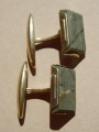 Cufflinks. Gilded silver, 1950
