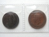Coins Victoria and Edward VII. 2 pcs.
