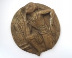 Bronze casting "Poetry", Ø 13 cm