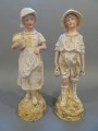 Figures - Pastoral, Germany, porcelain, 2pcs, h 32 cm