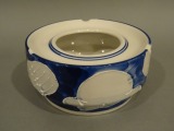 Pelnutrauks, Ķīna, porcelāns, rokas gleznojums, h 6 cm, d 13 cm