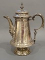 Silver-plated coffee pot, Germany h 29 cm