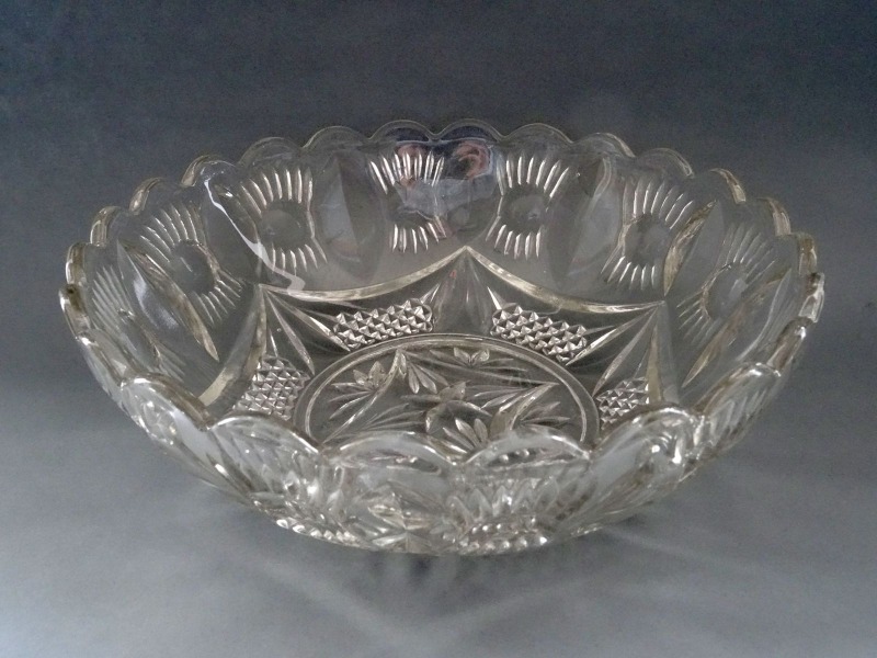Glass vase d 23 cm
