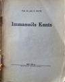 P. Zālīte - Immanuēls Kants. Autora izdevums Rīgā, 1930.g.