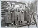 Photo of shooters, the tsarist period, 14x9 cm