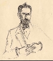 Portrait of poet Victor Eglitis