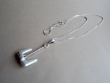 Silver chain with pendant anchor, 12.85 g., fineness 925
