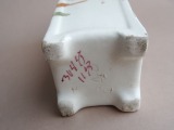 Ваза фаянсовая, h 14,5 см, ручная роспись