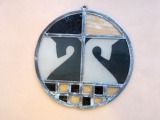 Stained glass Chess d 21 cm