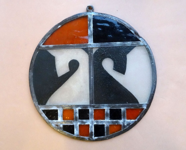 Stained glass Chess d 21 cm