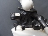 Z. Zaharovs - Lāčplēsis, porcelāns, RPR, 1950tie gadi, h 29 cm