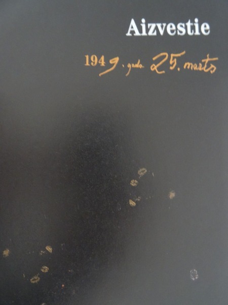 Aizvestie 1949.gads I daļa