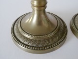 Bronzas svečturi pāris, h 20.5 cm
