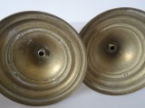 Bronzas svečturi pāris, h 20.5 cm