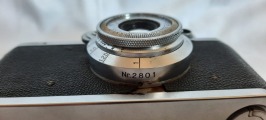 Fotokamera 1939. gada Canon Seiki Kogaku NS, objektīvs 1:4,5 Nikkor 