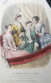 Гравюра из парижского журнала мод &amp;quot;Les Modes Parisiennes&amp;quot; конец 19 века, 27x18.5 см