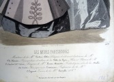 Gravīra no Parīzes modes žurnāla &amp;quot;Les Modes Parisiennes&amp;quot; 19.gs. beigas, 27x18,5 cm