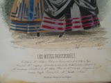 Gravīra no Parīzes modes žurnāla &quot;Les Modes Parisiennes&quot; 19.gs. beigas, 27x18,5 cm