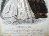 Гравюра из парижского журнала мод &amp;quot;Les Modes Parisiennes&amp;quot; конец 19 века, 27x18.5 см