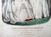 Гравюра из парижского журнала мод &amp;quot;Les Modes Parisiennes&amp;quot; конец 19 века, 27x18.5 см