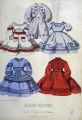 Gravīra no Parīzes modes žurnāla &quot;Les Modes Parisiennes&quot; 19.gs. beigas, 27x18,5 cm