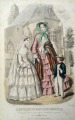 Гравюра из парижского журнала мод &amp;quot;Les Modes Parisiennes&amp;quot; конец 19 века, 27x18.5 см