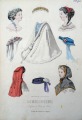 Gravīra no Parīzes modes žurnāla &amp;quot;Les Modes Parisiennes&amp;quot; 19.gs. beigas, 27x18,5 cm