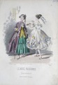 Gravīra no Parīzes modes žurnāla &amp;quot;Les Modes Parisiennes&amp;quot; 19.gs. beigas, 27x18,5 cm