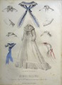 Gravīra no Parīzes modes žurnāla &quot;Les Modes Parisiennes&quot; 19.gs. beigas, 27x18,5 cm