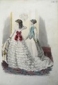 Gravīra no Parīzes modes žurnāla &amp;quot;Les Modes Parisiennes&amp;quot; 19.gs. beigas, 27x18,5 cm