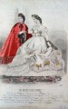 Gravīra no Parīzes modes žurnāla &quot;Les Modes Parisiennes&quot; 19.gs. beigas, 27x18,5 cm
