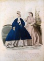 Gravīra no Parīzes modes žurnāla &quot;Les Modes Parisiennes&quot; 19.gs. beigas, 27x18,5 cm
