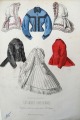 Гравюра из парижского журнала мод &amp;quot;Les Modes Parisiennes&amp;quot; конец 19 века, 27x18.5 см
