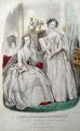 Гравюра из парижского журнала мод &amp;quot;Les Modes Parisiennes&amp;quot; конец 19 века, 27x18.5 см