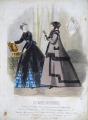 Gravīra no Parīzes modes žurnāla &amp;quot;Les Modes Parisiennes&amp;quot; 19.gs. beigas, 27x18,5 cm