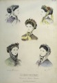 Gravīra no Parīzes modes žurnāla &quot;Les Modes Parisiennes&quot; 19.gs. beigas, 27x18,5 cm
