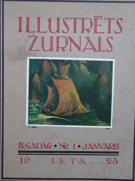 Ilustrēts žurnals par 1928 gadu visi numuri