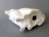 LFZ - Baltais pudelis, modeļa autors, P. Veselovs, 1967., porcelāns, h 15 cm