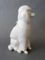 LFZ - Baltais pudelis, modeļa autors, P. Veselovs, 1967., porcelāns, h 15 cm