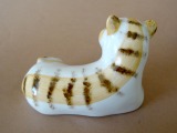 Duļevo - Kaķis, porcelāns, h 7.5 cm, garums 10 cm