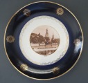 RPF - Sienas šķīvis &quot;Rīga&quot; porcelāns, d 27 cm