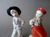 RPFF - Dejotāji, modeļa autors L. Novožeņeca, porcelāns, 1950-tie gadi, h 11 cm