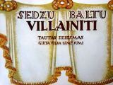 Sedzu baltu villainīti - tautas dziesmas. Ģirta Vilka zīmējumi