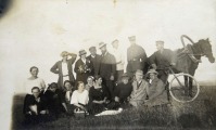 Photography, Jaunsudrabinsh with company 8.7x13.8 cm