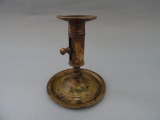 Bronze candlestick Tsarist Russia, h 12.5 cm