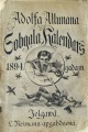 A. Alunāns calendar for 1894, Jelgava, 1893